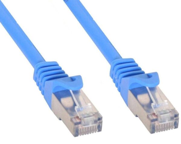 Cavo di rete Patch in rame Cat.6 Blu SFTP LSZH 3 metri - immagine 2
