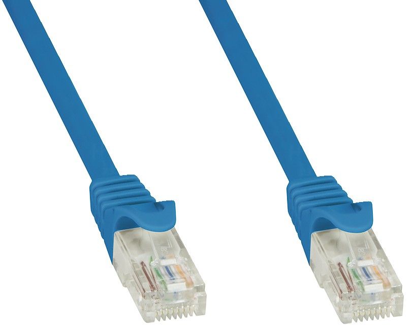 Cavo di Rete Patch in Rame Cat.6 Blu UTP 10m - immagine 3
