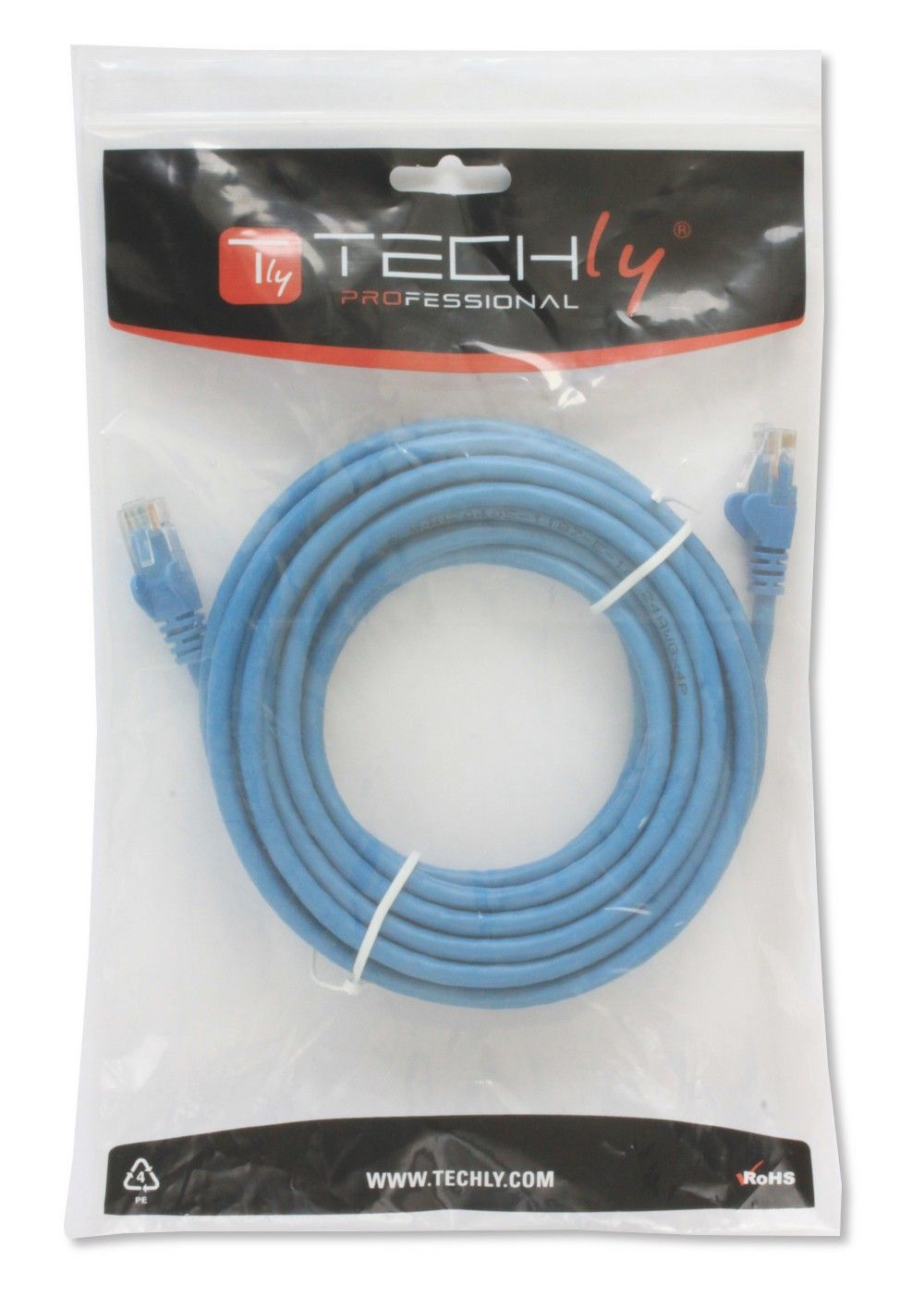 Cavo di Rete Patch in Rame Cat.6 Blu UTP 10m - immagine 2