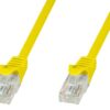 Cavo di Rete Patch in Rame Cat.6 Giallo UTP 10m