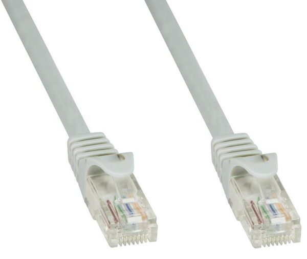 Cavo di Rete Patch in Rame Cat.6 Grigio UTP 15m - immagine 3