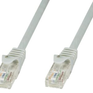 Cavo di Rete Patch in Rame Cat.6 Grigio UTP 15m