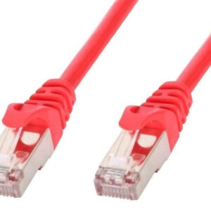 Cavo di rete Patch in rame Cat.6 Rosso SFTP LSZH 2m