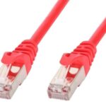 Cavo di rete Patch in rame Cat.6 Rosso SFTP LSZH 3 metri
