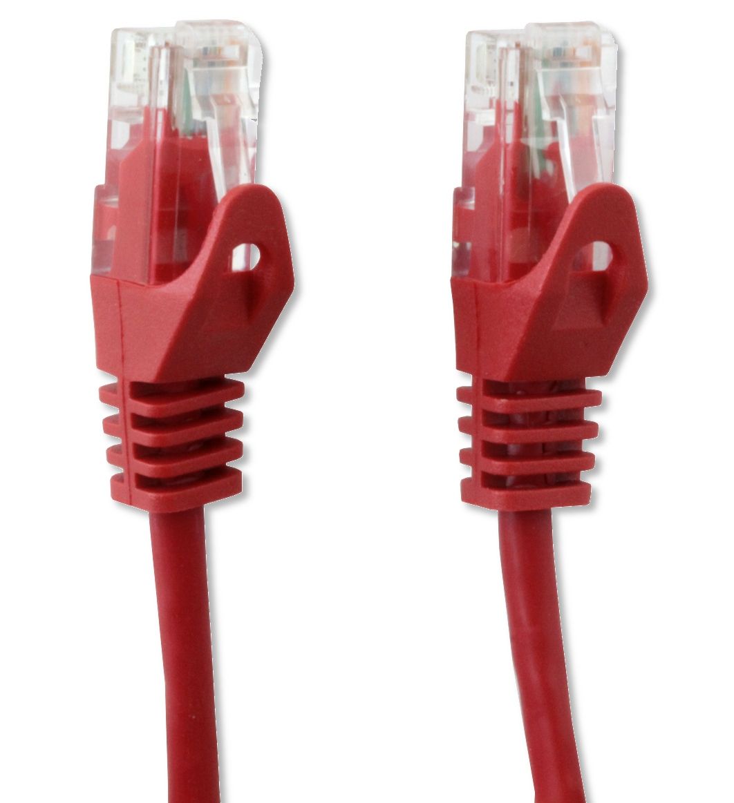Cavo di Rete Patch in Rame Cat.6 Rosso UTP 10m - immagine 4
