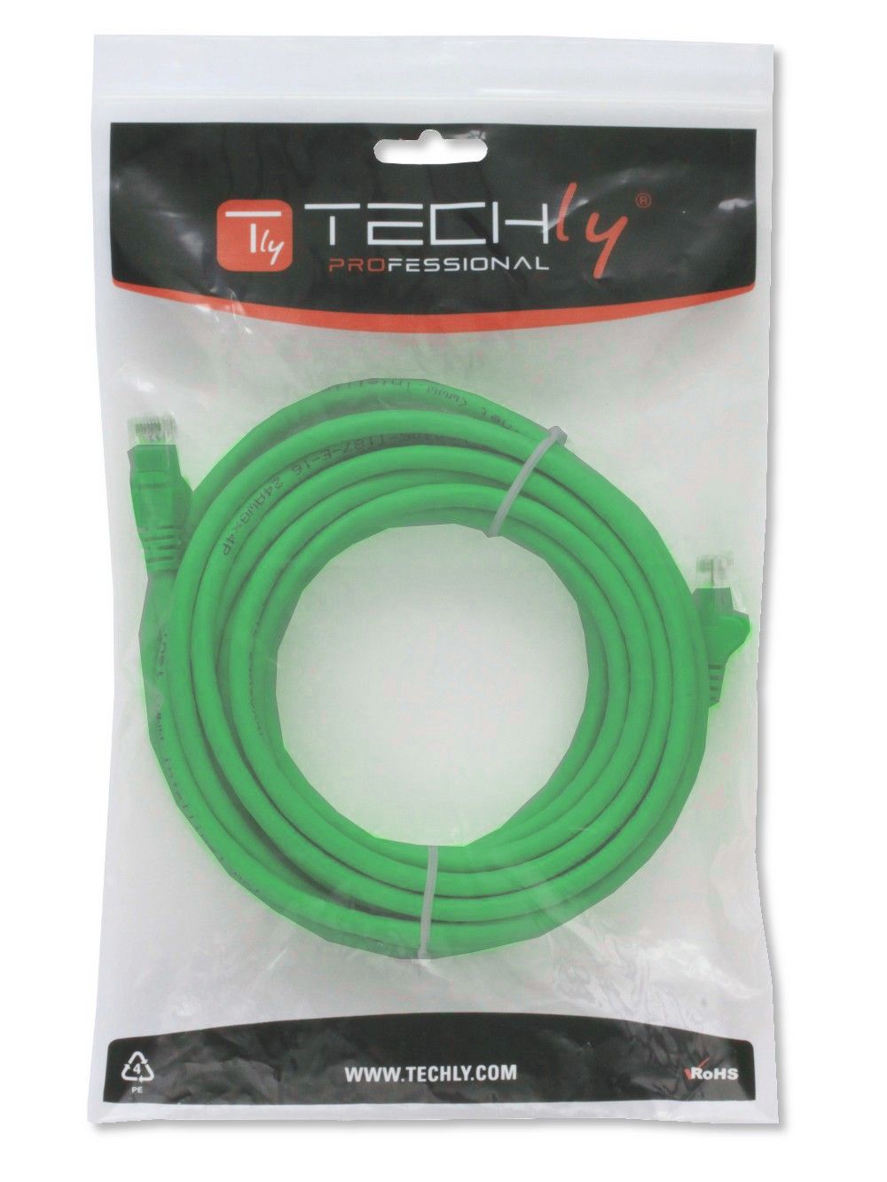 Cavo di Rete Patch in Rame Cat.6 Verde UTP 10m - immagine 2