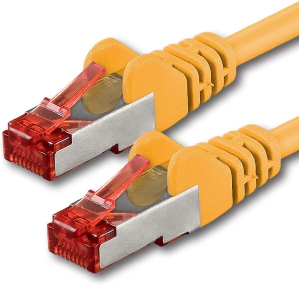 Cavo di rete Patch in rame Cat. 6 Giallo SFTP LSZH 0,25m