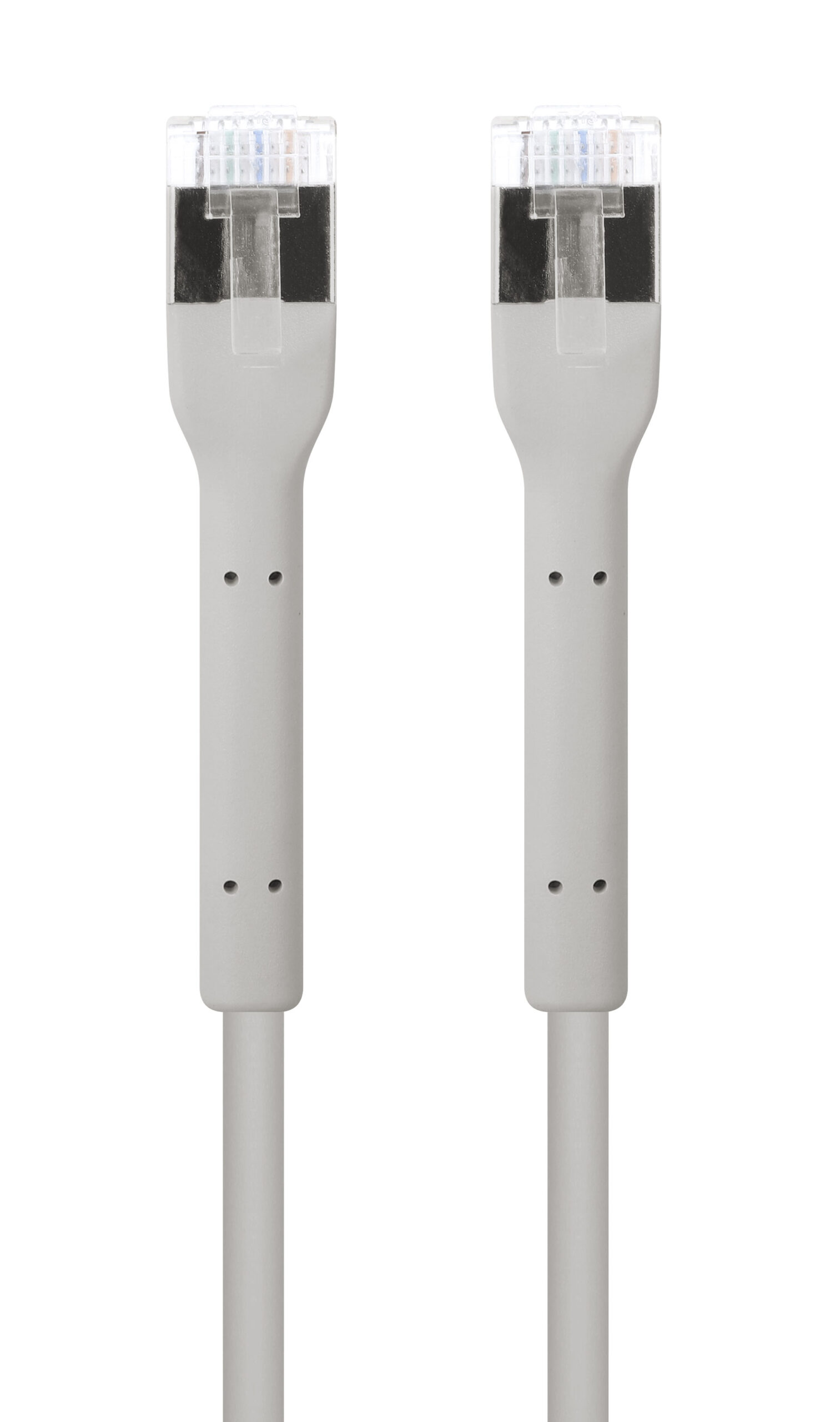 Cavo di rete Patch in Rame Cat. 6A F/FTP Pieghevole FlexiBoot Slim Grigio 0,3 m - immagine 5