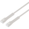 Cavo di rete Patch in Rame Cat. 6A F/FTP Pieghevole FlexiBoot Slim Grigio 0,5 m