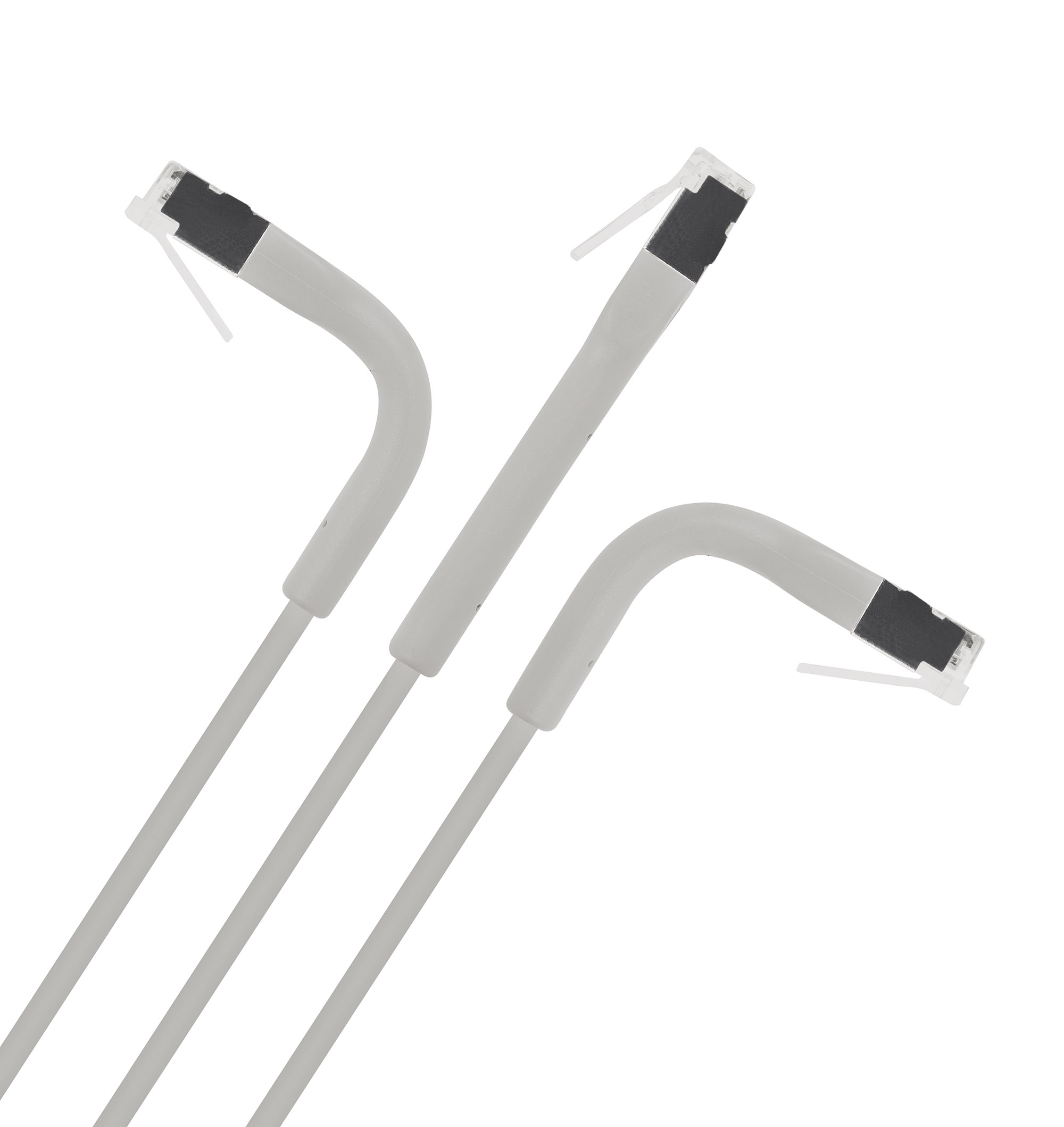 Cavo di rete Patch in Rame Cat. 6A F/FTP Pieghevole FlexiBoot Slim Grigio 1,5 m - immagine 6