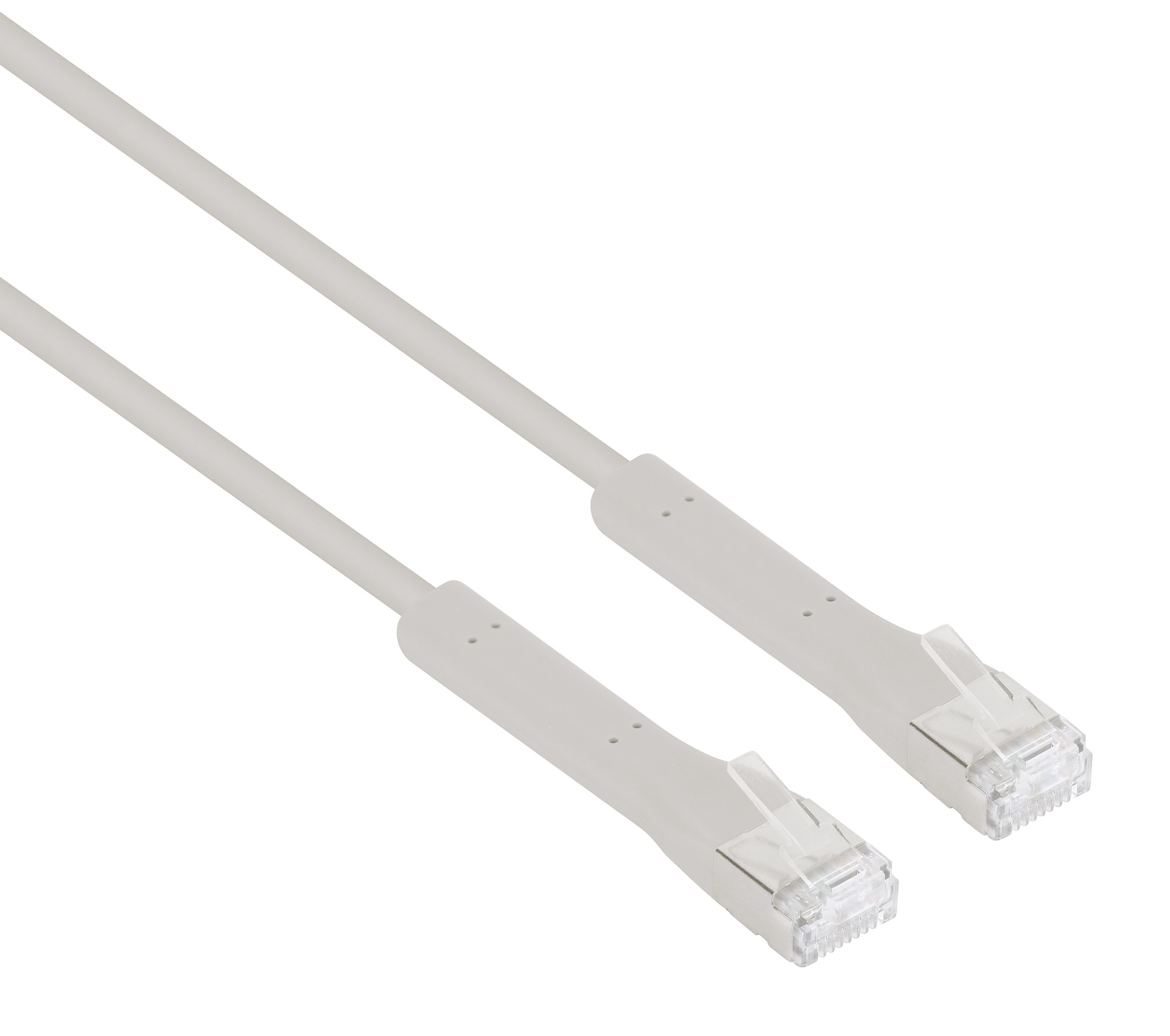 Cavo di rete Patch in Rame Cat. 6A F/FTP Pieghevole FlexiBoot Slim Grigio 1 m - immagine 2