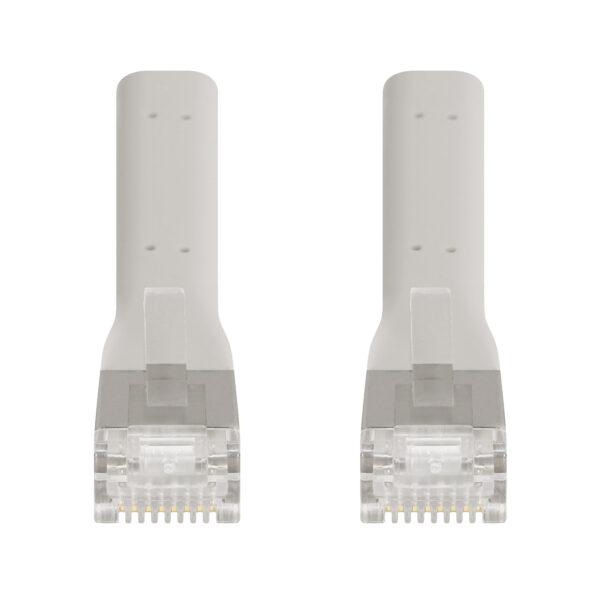 Cavo di rete Patch in Rame Cat. 6A F/FTP Pieghevole FlexiBoot Slim Grigio 1 m - immagine 4