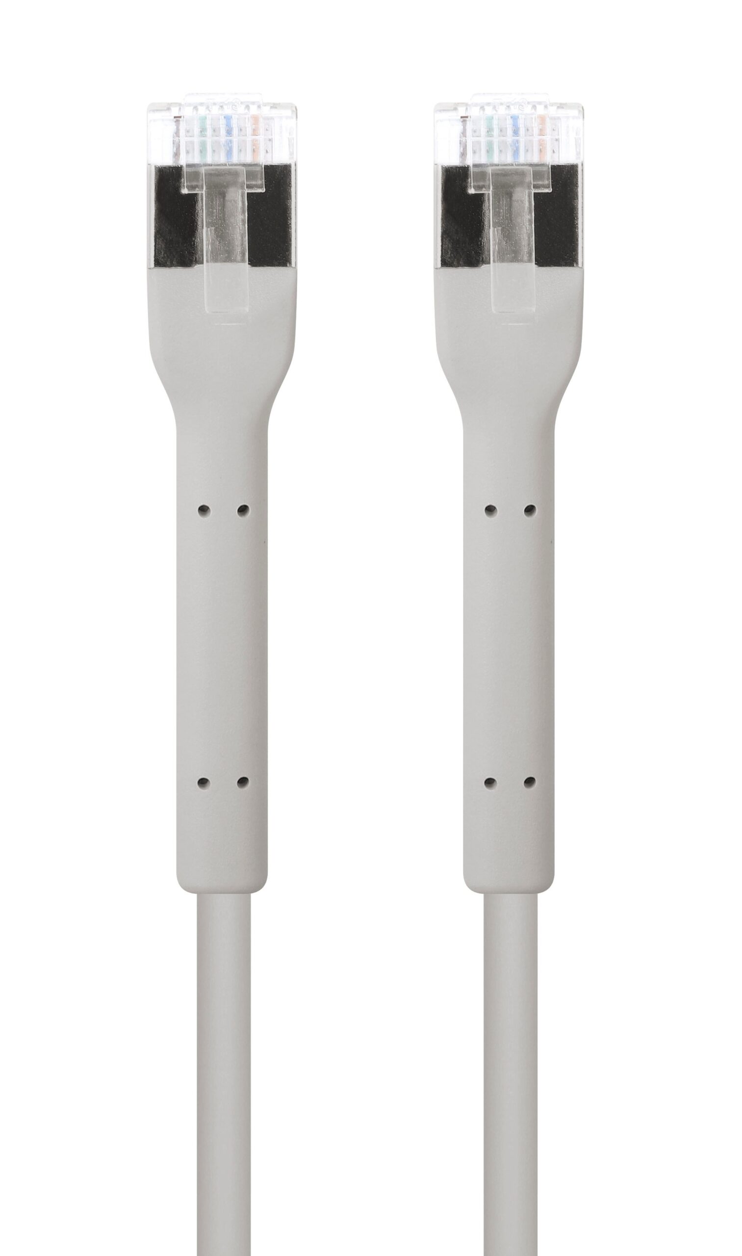 Cavo di rete Patch in Rame Cat. 6A F/FTP Pieghevole FlexiBoot Slim Grigio 2 m - immagine 5