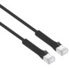 Cavo di rete Patch in Rame Cat. 6A F/FTP Pieghevole FlexiBoot Slim Nero 0,5 m - immagine 2