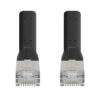 Cavo di rete Patch in Rame Cat. 6A F/FTP Pieghevole FlexiBoot Slim Nero 0,5 m - immagine 4