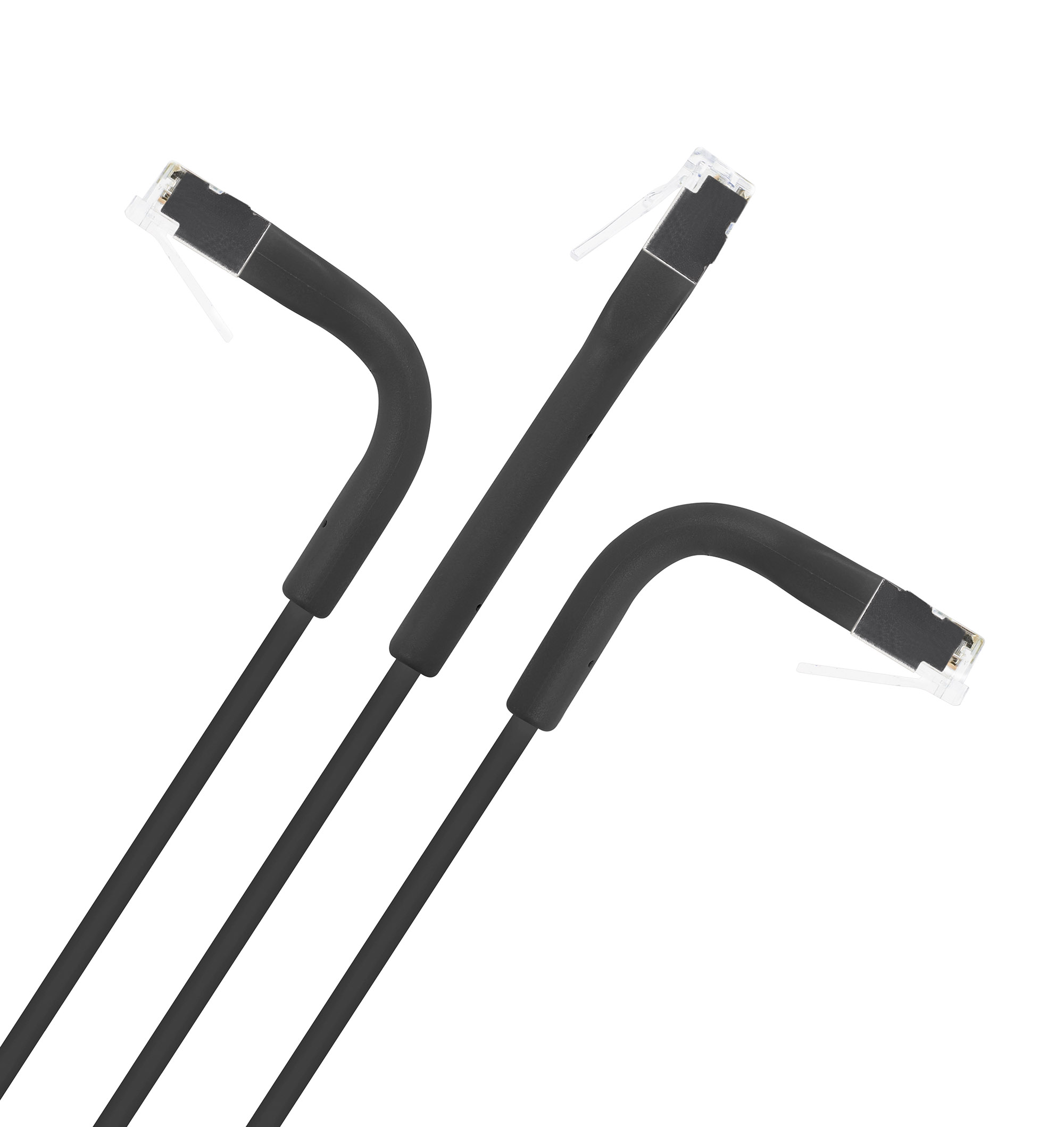 Cavo di rete Patch in Rame Cat. 6A F/FTP Pieghevole FlexiBoot Slim Nero 1,5 m - immagine 6