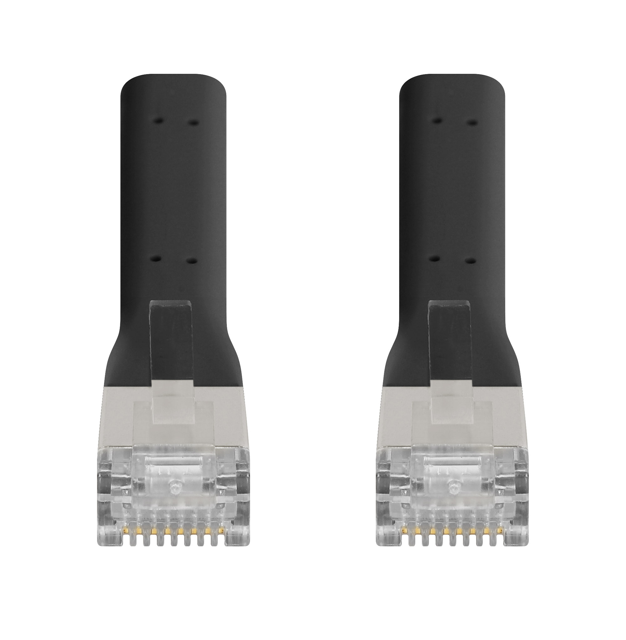 Cavo di rete Patch in Rame Cat. 6A F/FTP Pieghevole FlexiBoot Slim Nero 2 m - immagine 4