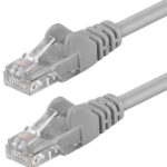 Cavo di rete Patch in Rame Cat. 6A Grigio UTP 50m