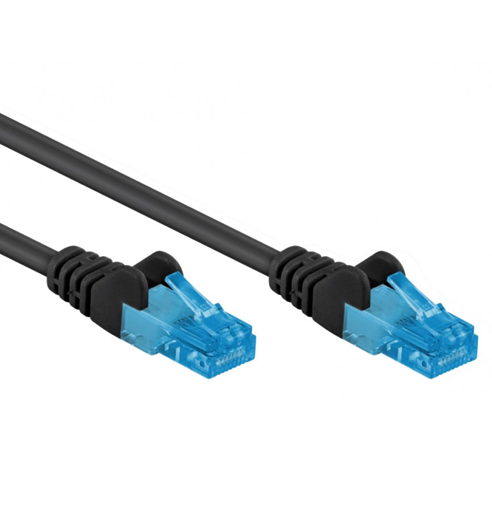 Cavo di rete Patch in Rame Cat. 6A Nero U/UTP 10 m - immagine 4