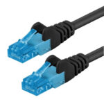 Cavo di rete Patch in Rame Cat. 6A Nero U/UTP 10 m