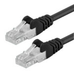 Cavo di rete Patch in Rame Cat. 6A Nero UTP 15m