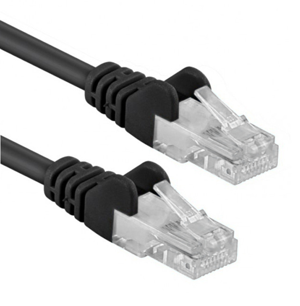 Cavo di rete Patch in Rame Cat. 6A Nero UTP 1,5 m - immagine 3