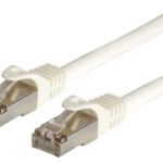 Cavo di Rete Patch in Rame Cat. 6A SFTP LSZH 0,25 m Bianco