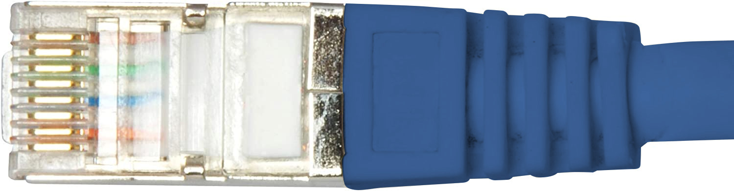 Cavo di Rete Patch in Rame Cat. 6A SFTP LSZH 0,25 m Blu - immagine 6