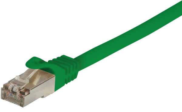 Cavo di Rete Patch in Rame Cat. 6A SFTP LSZH 0,25 m Verde - immagine 3