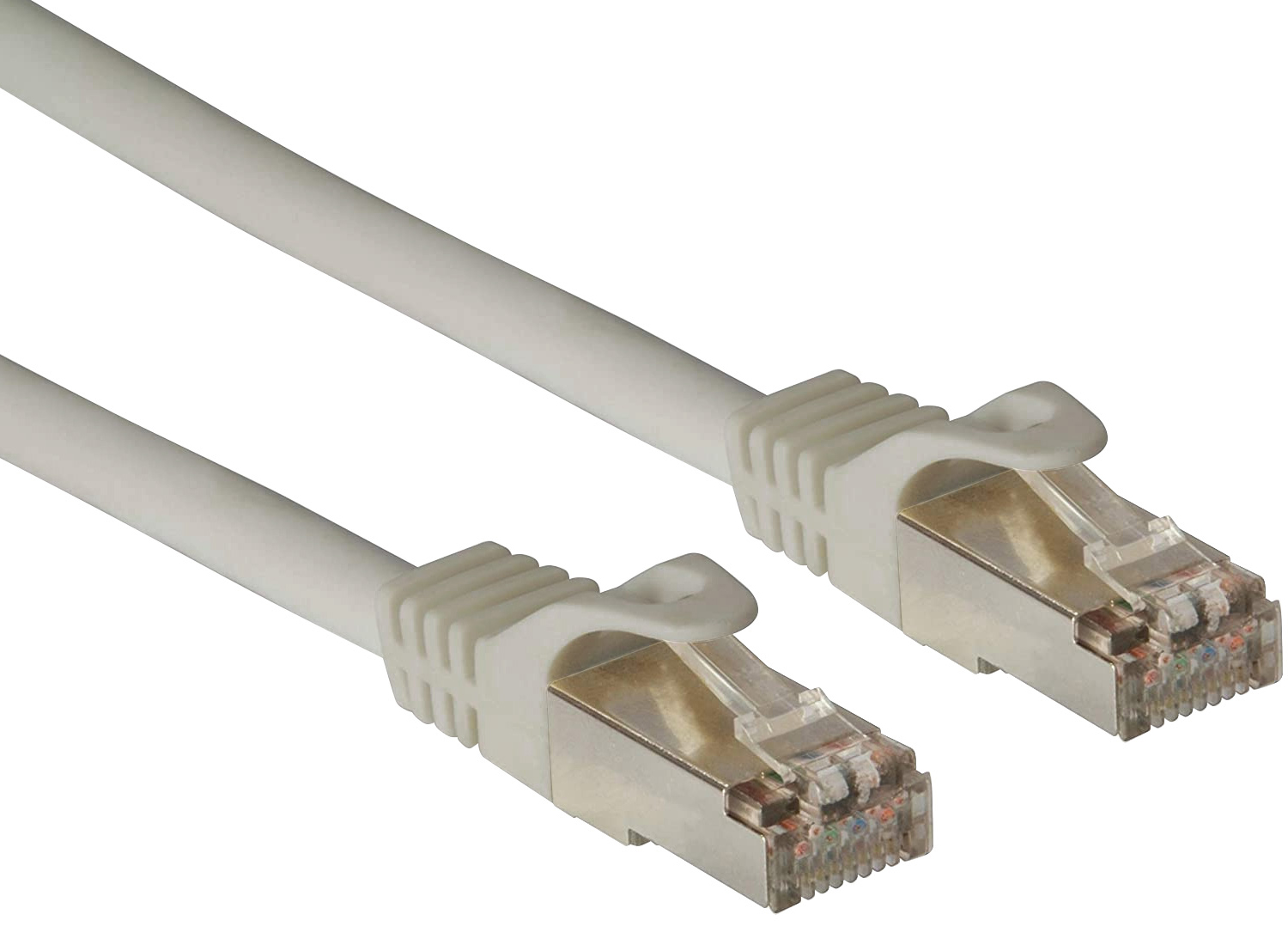 Cavo di Rete Patch in Rame Cat. 6A SFTP LSZH 10 m Grigio - immagine 2