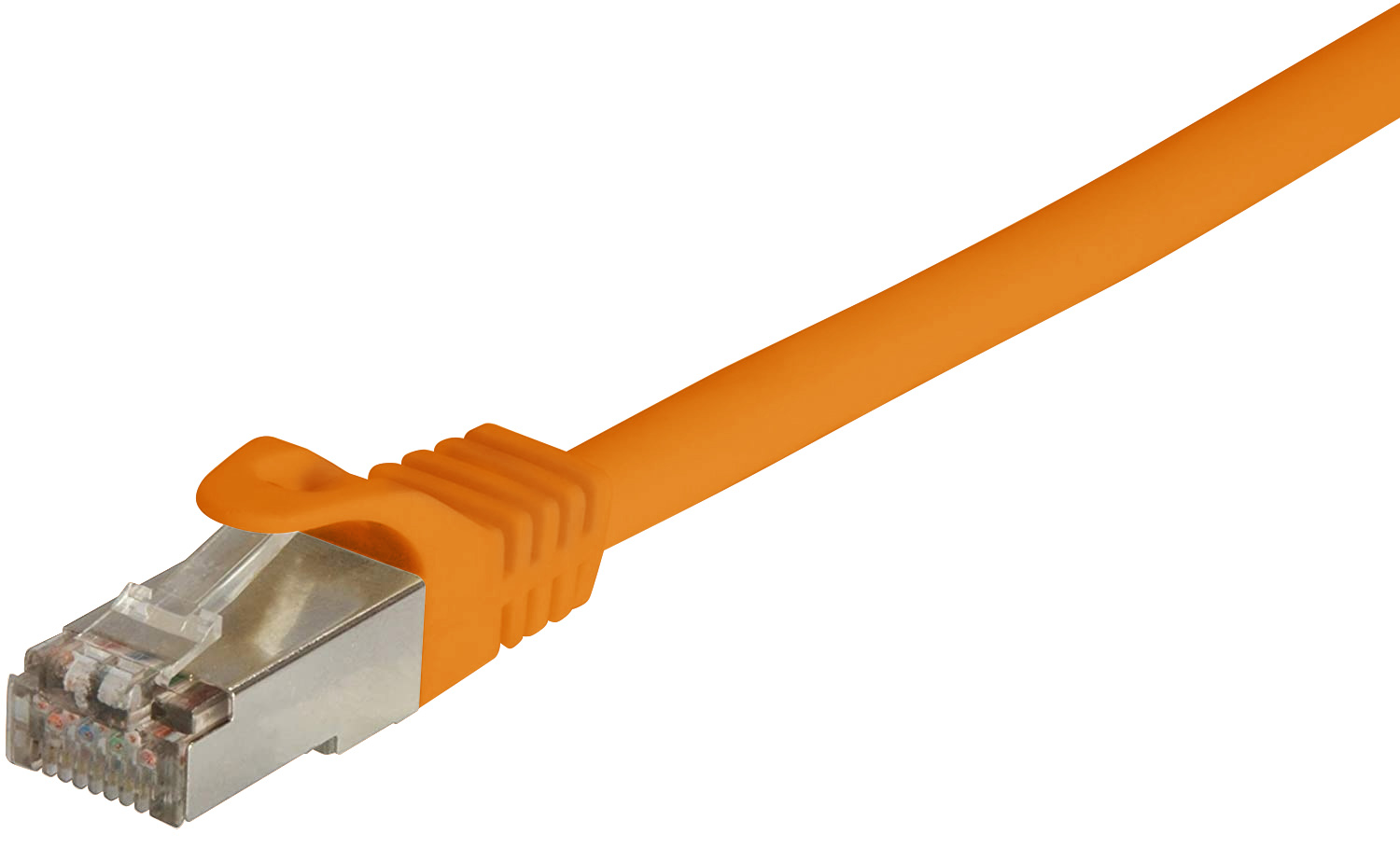 Cavo di Rete Patch in Rame Cat. 6A SFTP LSZH 1 m Arancione - immagine 3