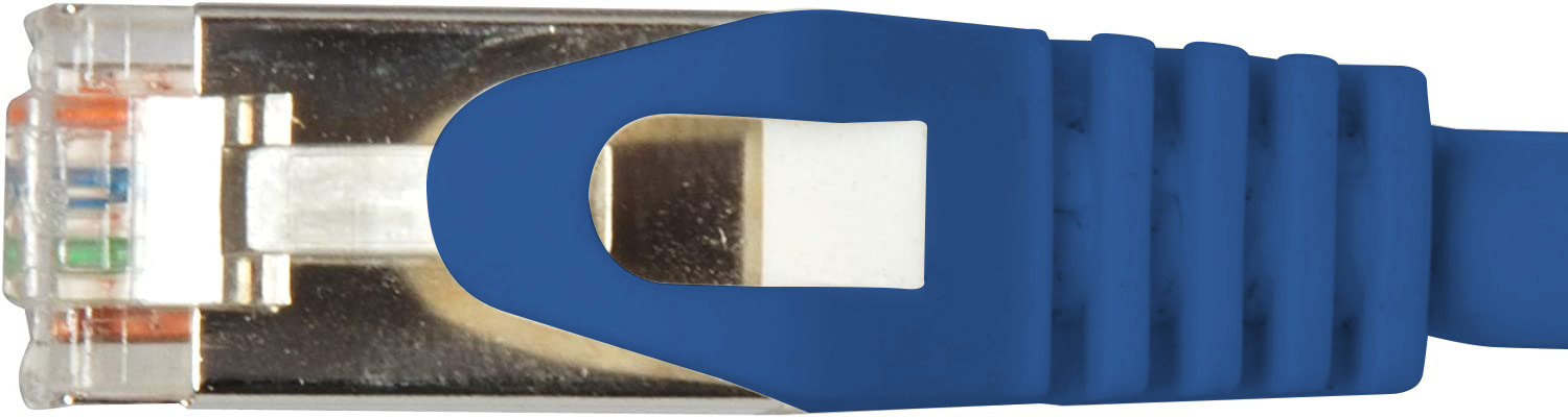 Cavo di Rete Patch in Rame Cat. 6A SFTP LSZH 20 m Blu - immagine 5