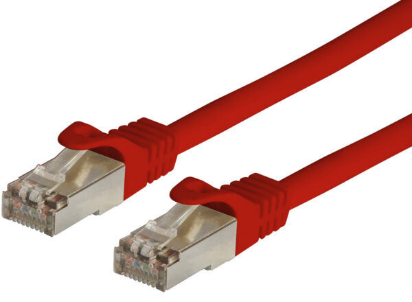Cavo di Rete Patch in Rame Cat. 6A SFTP LSZH 20 m Rosso