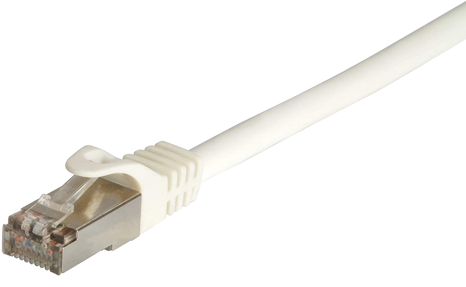 Cavo di Rete Patch in Rame Cat. 6A SFTP LSZH 2 m Bianco - immagine 3