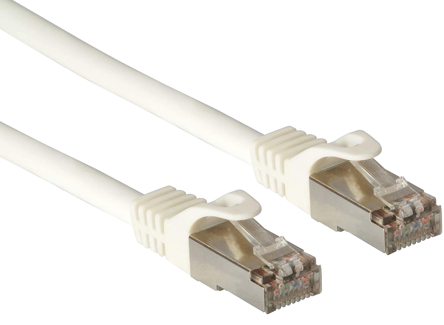 Cavo di Rete Patch in Rame Cat. 6A SFTP LSZH 3 m Bianco - immagine 2