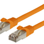 Cavo di Rete Patch in Rame Cat. 6A SFTP LSZH 5 m Arancione