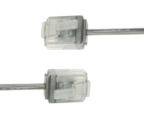 Cavo di rete Patch in Rame Ultra Slim Cat.6 Grigio UTP 0,5 m - immagine 3