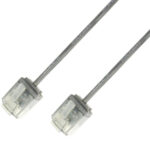 Cavo di rete Patch in Rame Ultra Slim Cat.6 Grigio UTP 0,5 m