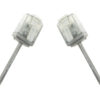 Cavo di rete Patch in Rame Ultra Slim Cat.6 Grigio UTP 0,5 m - immagine 4