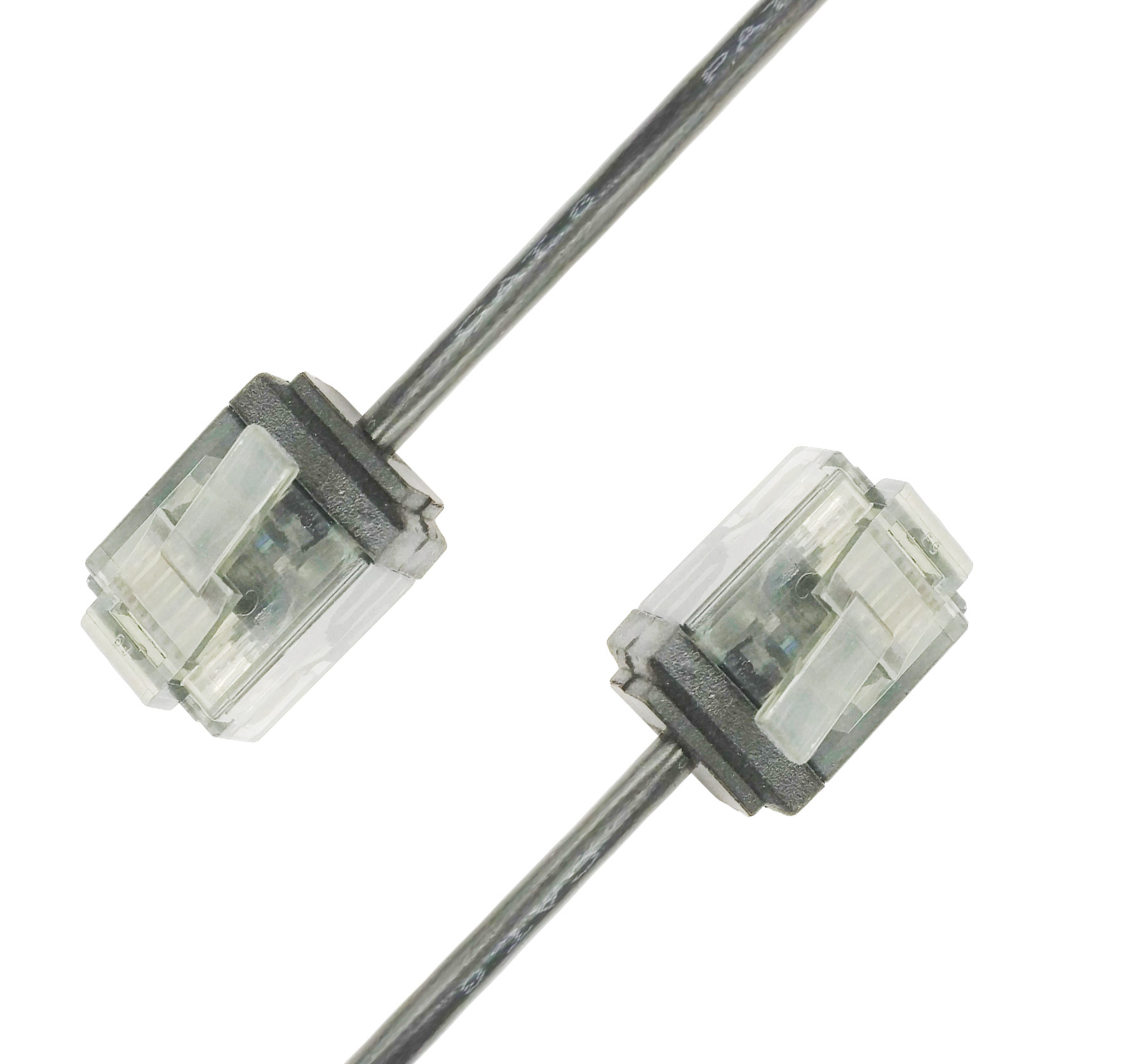 Cavo di rete Patch in Rame Ultra Slim Cat.6 Grigio UTP 3 m - immagine 4