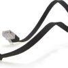 Cavo di Rete Patch Piatto in Rame Cat.6 Nero UTP 15m - immagine 3