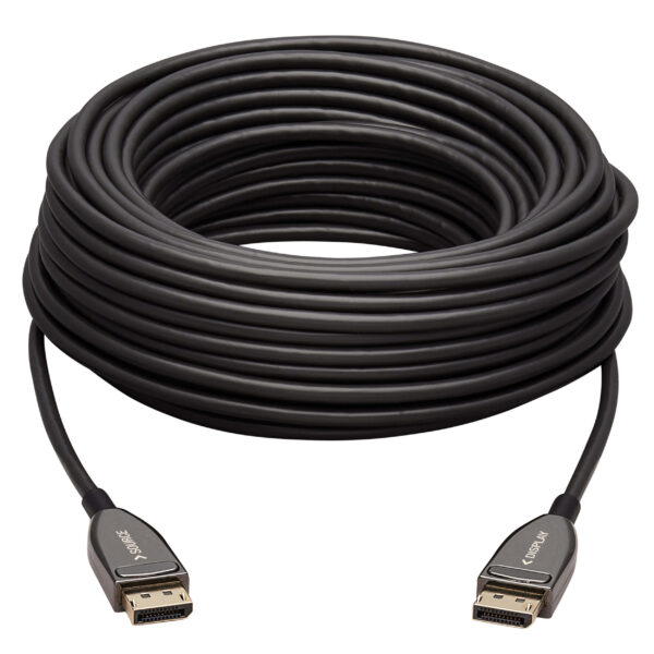 Cavo Ottico Attivo DisplayPort 1.4 AOC 8K@60Hz 32.4 Gbps Connettori a Scatto 30m - immagine 4
