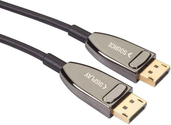 Cavo Ottico Attivo DisplayPort 1.4 AOC 8K@60Hz 32.4 Gbps Connettori a Scatto 30m - immagine 5