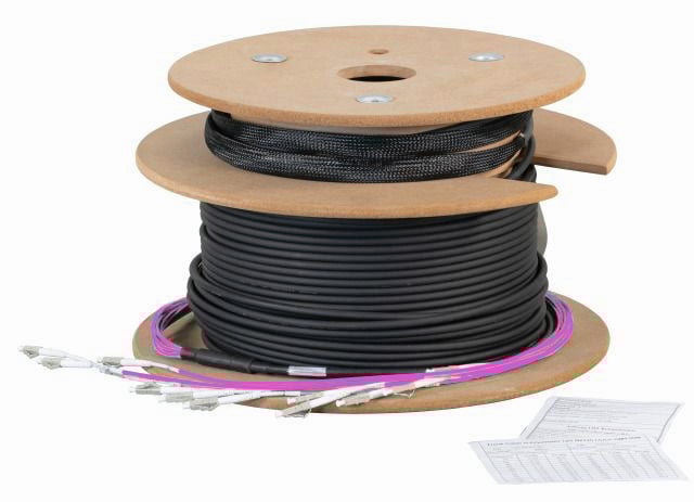 Cavo Fibra Ottica Multimodale 4 Fibre OM4 LC/LC 50/125 100 m