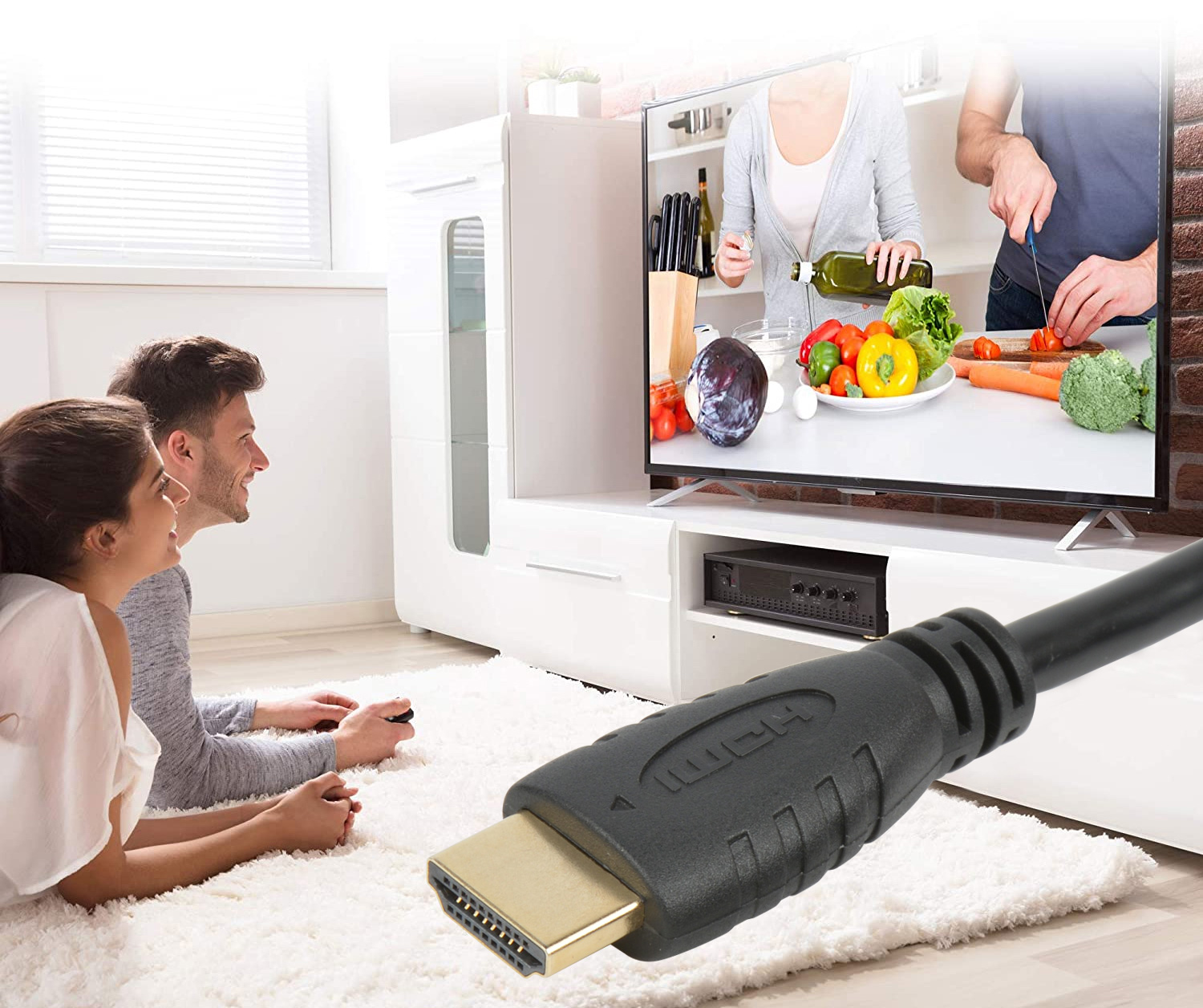Cavo HDMI™ 2.0 A/A M/M 0,5m Nero - immagine 7