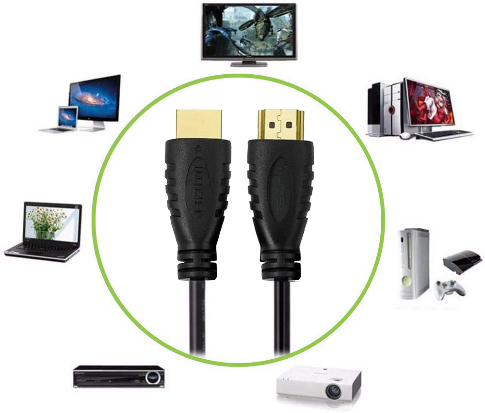 Cavo HDMI™ 2.0 A/A M/M 0,5m Nero - immagine 4