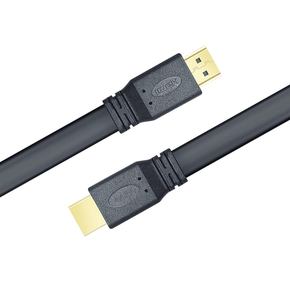 Cavo HDMI 2.0 High Speed con Ethernet A/A M/M Piatto 2m - immagine 4