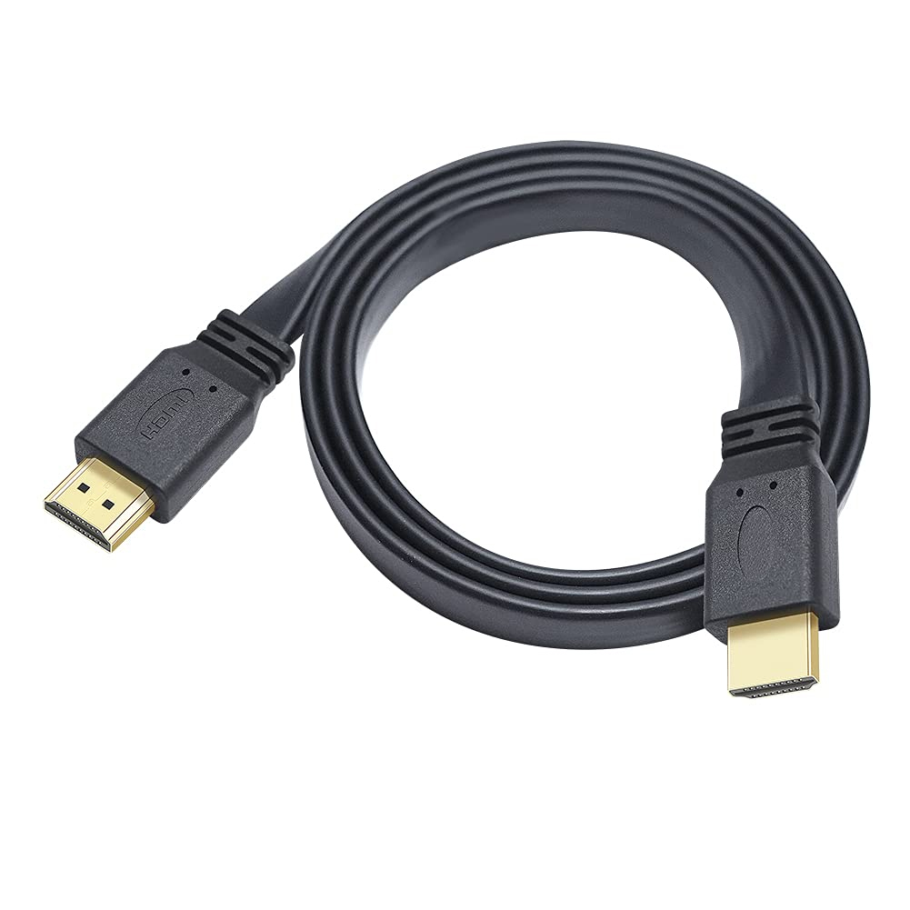 Cavo HDMI 2.0 High Speed con Ethernet A/A M/M Piatto 2m - immagine 2