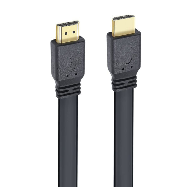 Cavo HDMI 2.0 High Speed con Ethernet A/A M/M Piatto 2m - immagine 3