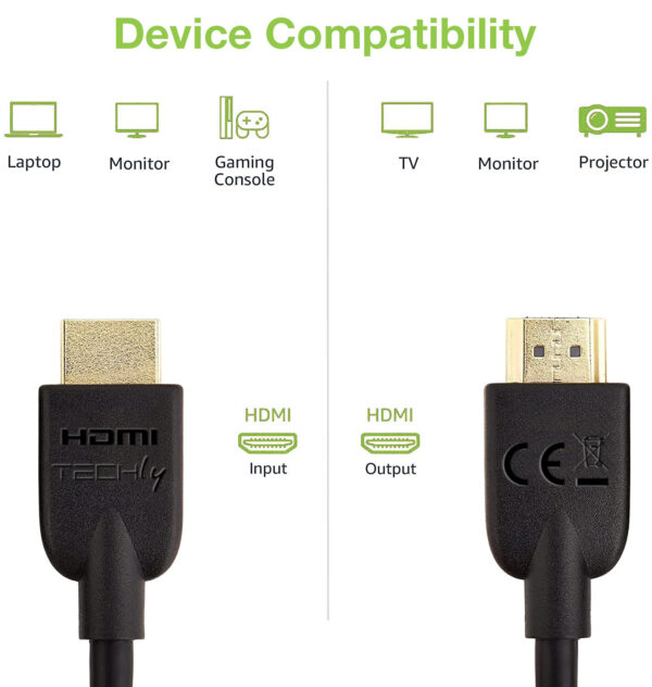 Cavo HDMI™ High Speed 2.0 A/A M/M 1m Nero - immagine 5